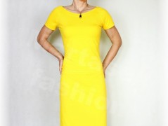 Šaty s řasením v pase vz.701