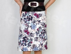 Šaty s řasením v pase vz.701