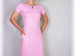 Šaty s řasením v pase vz.701