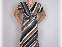 Šaty s řasením v pase vz.701