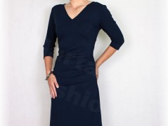 Šaty s řasením v pase vz.701