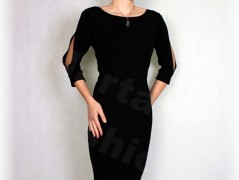 Šaty s řasením v pase vz.701