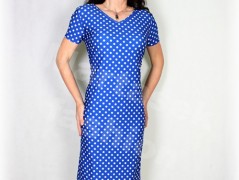 Šaty s řasením v pase vz.701