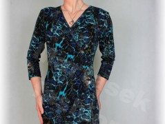 Šaty s řasením v pase vz.701