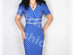 Šaty s řasením v pase vz.701