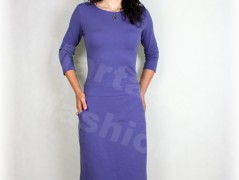 Šaty s řasením v pase vz.701