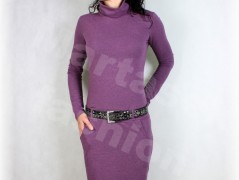 Šaty s řasením v pase vz.701