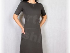 Šaty s řasením v pase vz.701