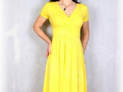 Šaty s řasením v pase vz.701