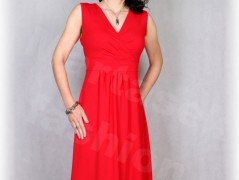 Šaty s řasením v pase vz.701