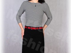 Šaty s řasením v pase vz.701