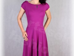 Šaty s řasením v pase vz.701