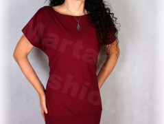 Šaty s řasením v pase vz.701