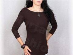 Šaty s řasením v pase vz.701