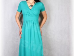 Šaty s řasením v pase vz.701