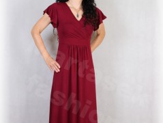 Šaty s řasením v pase vz.701