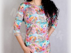 Šaty s řasením v pase vz.701