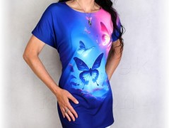 Šaty s řasením v pase vz.701