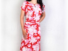 Šaty s řasením v pase vz.701