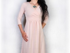 Šaty s řasením v pase vz.701