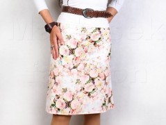 Šaty s řasením v pase vz.701