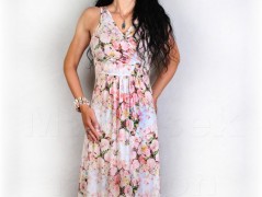 Šaty s řasením v pase vz.701