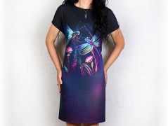 Šaty s řasením v pase vz.701