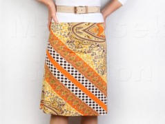 Šaty s řasením v pase vz.701