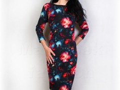 Šaty s řasením v pase vz.701