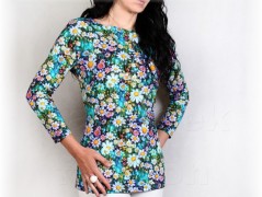 Šaty s řasením v pase vz.701