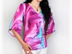 Šaty s řasením v pase vz.701