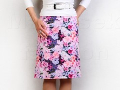 Šaty s řasením v pase vz.701