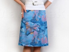 Šaty s řasením v pase vz.701