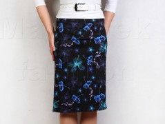 Šaty s řasením v pase vz.701