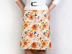 Šaty s řasením v pase vz.701