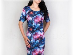 Šaty s řasením v pase vz.701