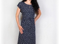 Šaty s řasením v pase vz.701