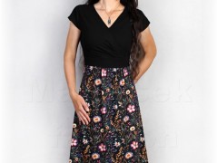 Šaty s řasením v pase vz.701