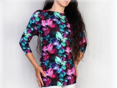 Šaty s řasením v pase vz.701