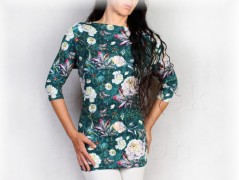 Šaty s řasením v pase vz.701