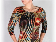 Šaty s řasením v pase vz.701