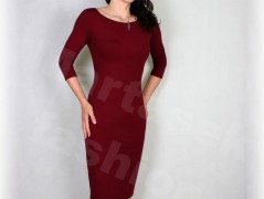 Šaty s řasením v pase vz.701