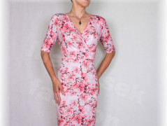 Šaty s řasením v pase vz.701