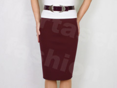 Šaty s řasením v pase vz.701