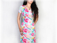 Šaty s řasením v pase vz.701