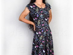 Šaty s řasením v pase vz.701