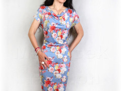 Šaty s řasením v pase vz.701