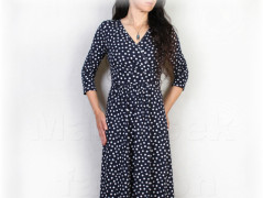 Šaty s řasením v pase vz.701