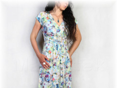 Šaty s řasením v pase vz.701