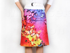 Šaty s řasením v pase vz.701